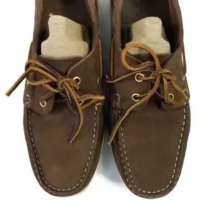 Boden | Shoes | Boden Brown Nubuck Leather Slipon Boat Shoe  display picture 1